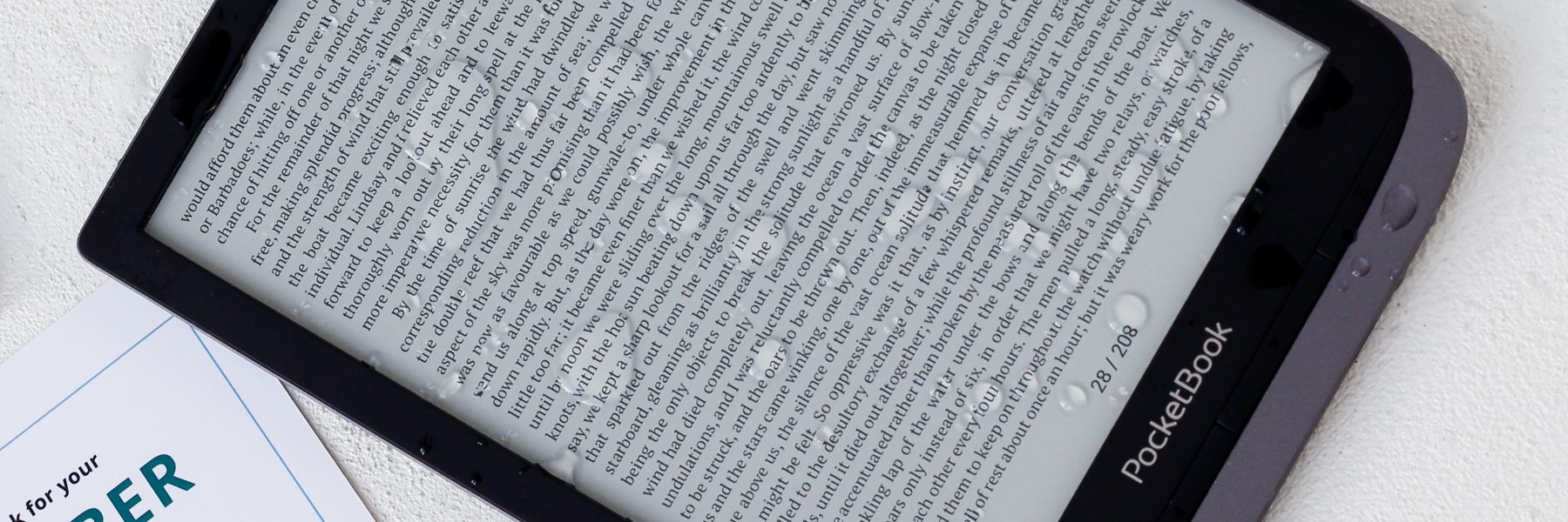 Waterbestendige e-reader met IPX7 of IPX8: hoe goed is je apparaat beschermd 